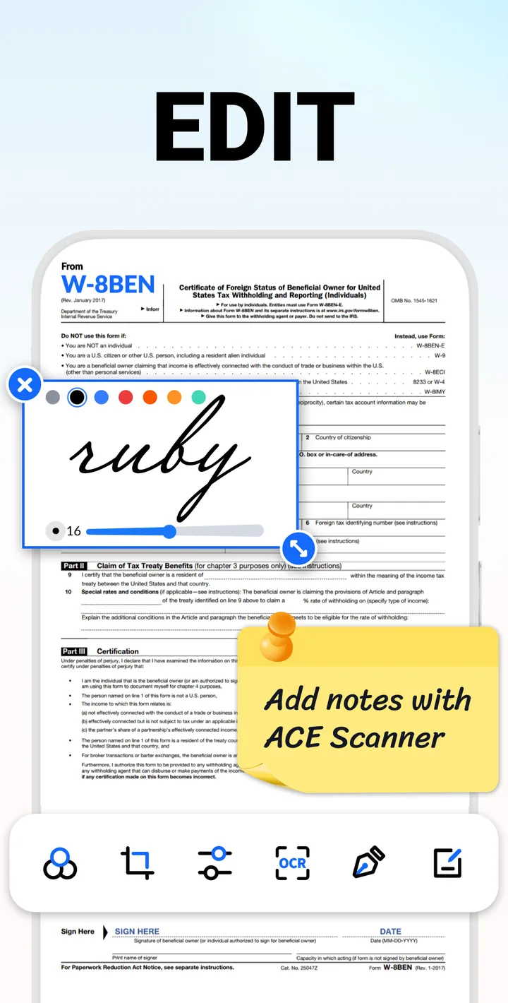 ACE Scanner - PDF Scanner App screenshot 4