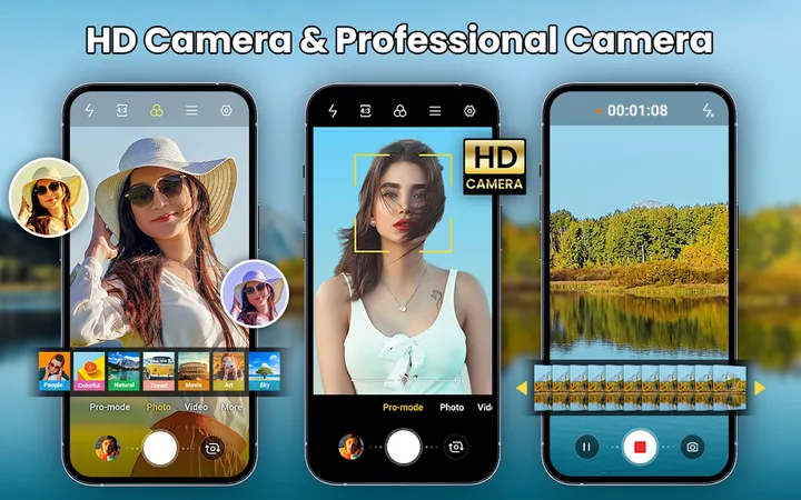 Camera for Android: Pro Camera screenshot 1
