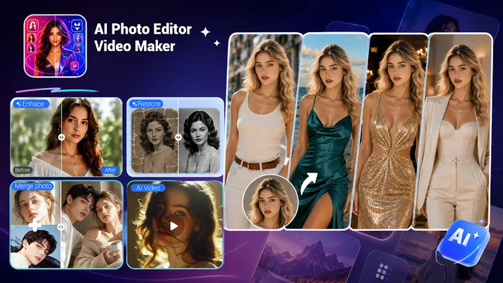 AI Photo Editor & Video Maker screenshot 1