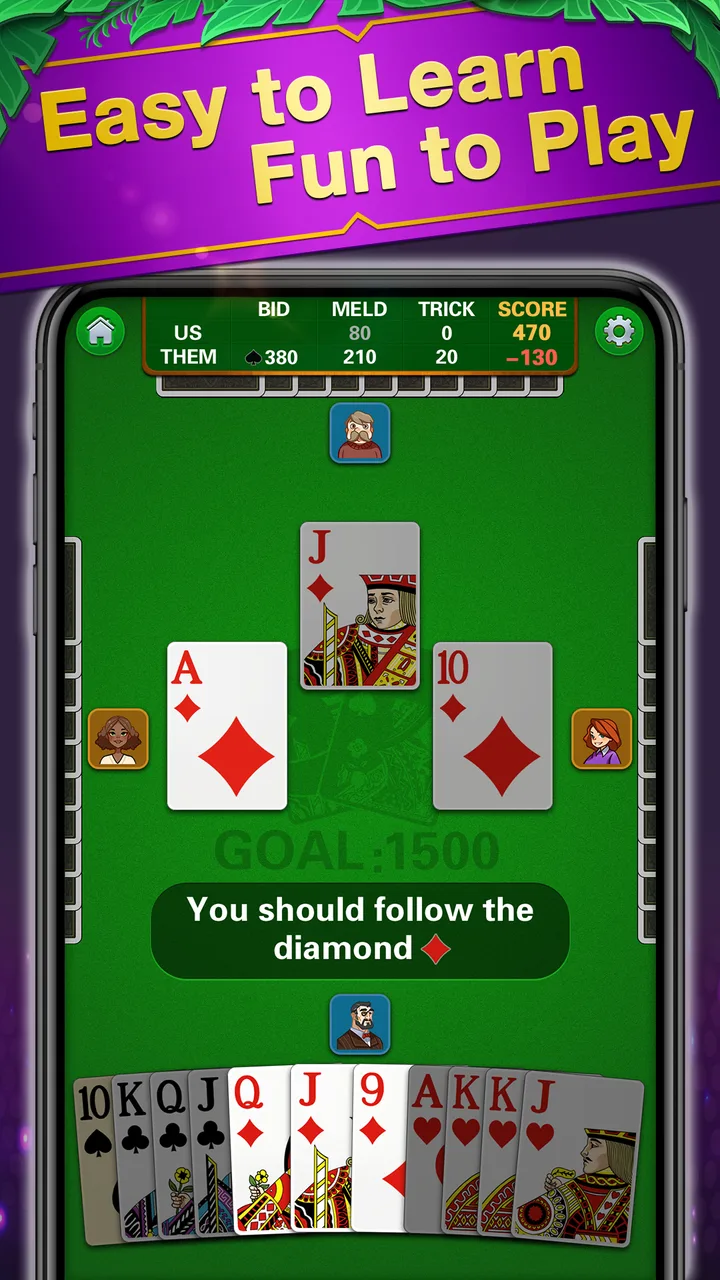 Pinochle screenshot 2