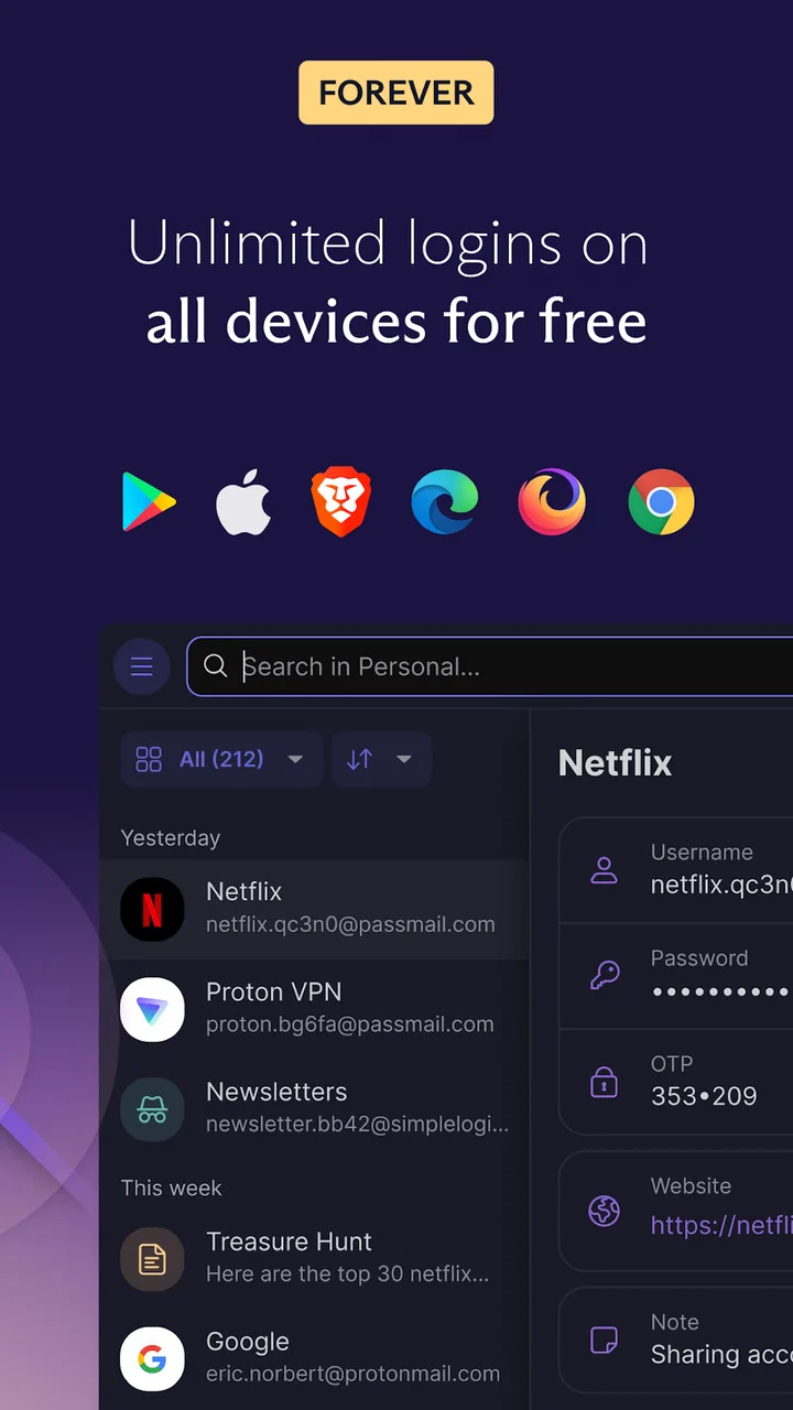 Proton Pass: Password Manager screenshot 2