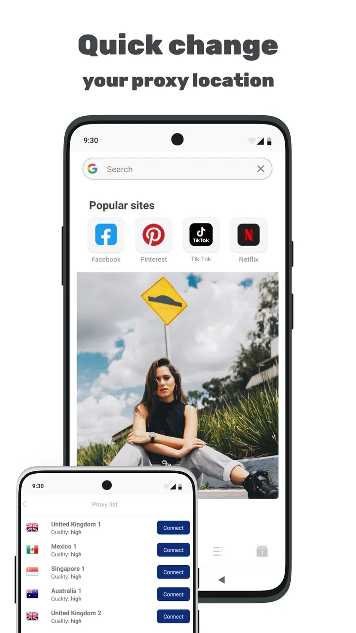 Proxy Browser screenshot 2