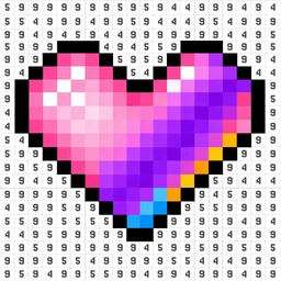 Pixel Coloring-Color by number icon
