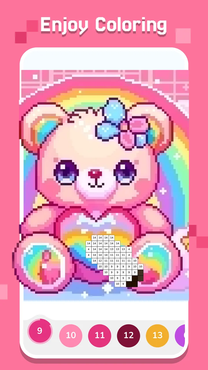 Pixel Coloring-Color by number screenshot 1