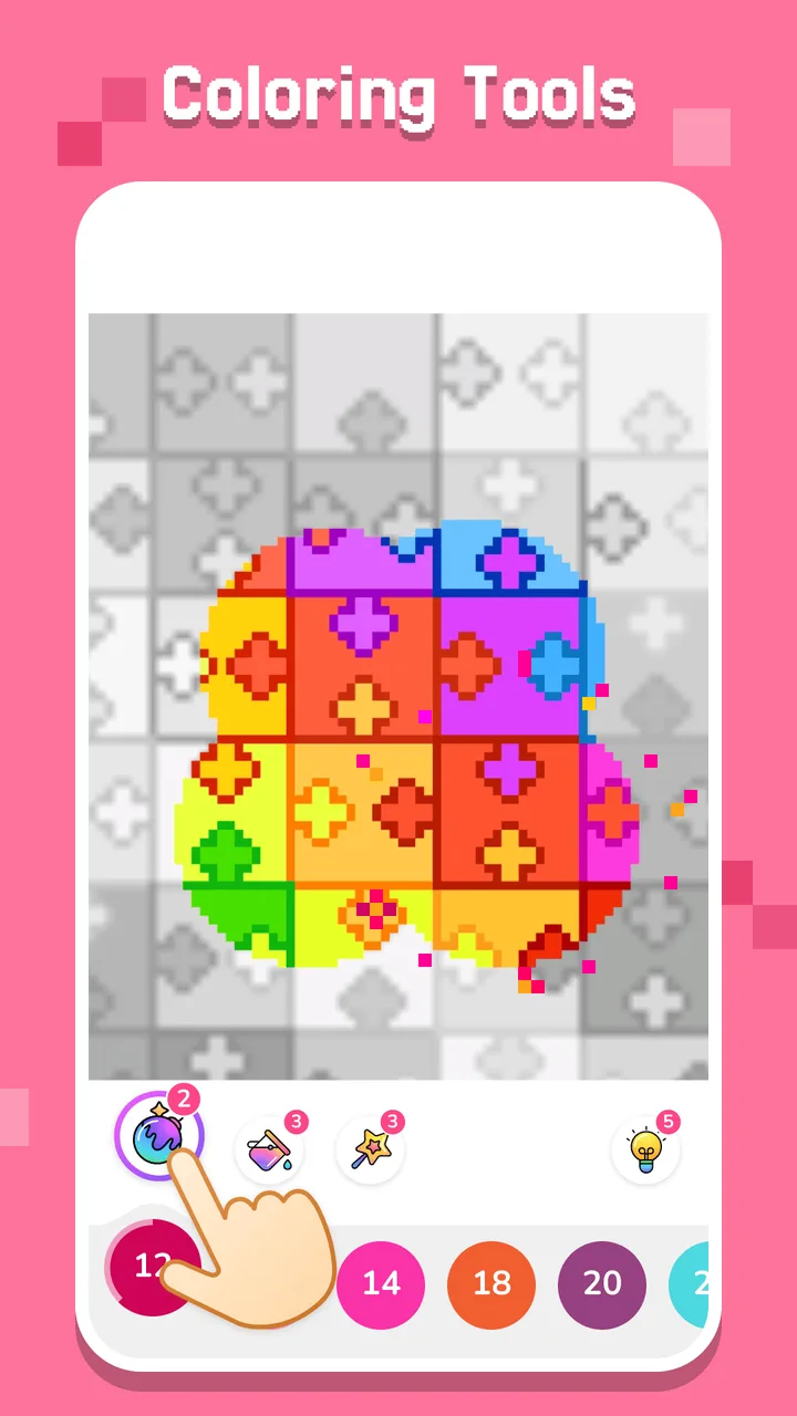 Pixel Coloring-Color by number screenshot 4