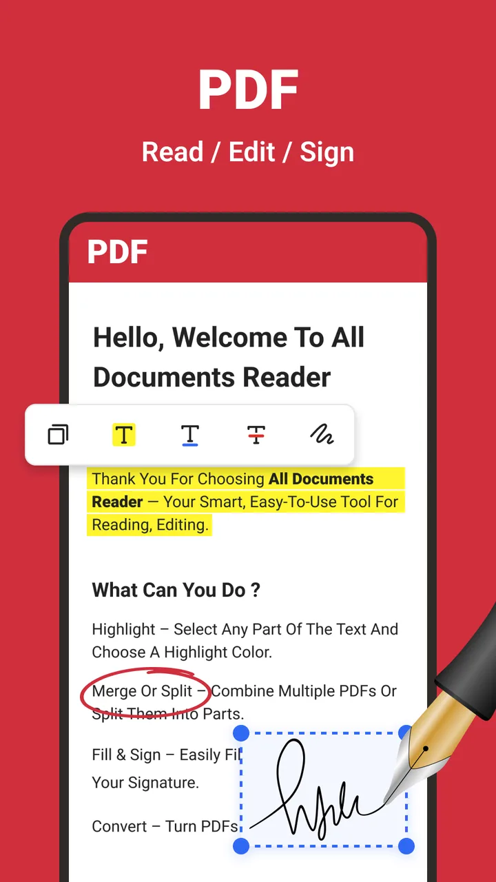 All Document Reader: PDF/Word screenshot 2