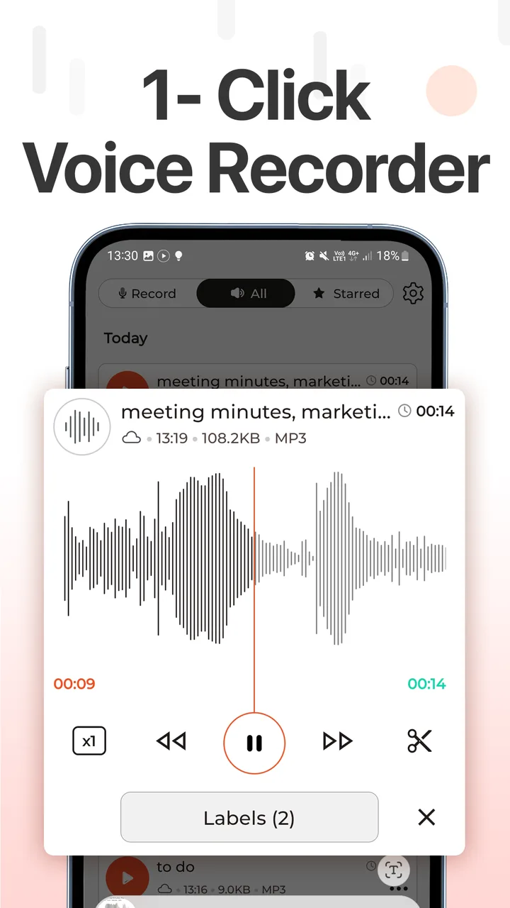 Voice Recorder - XVoice screenshot 2