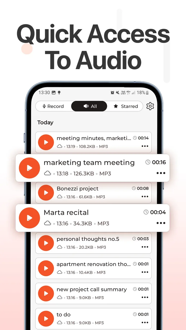 Voice Recorder - XVoice screenshot 3