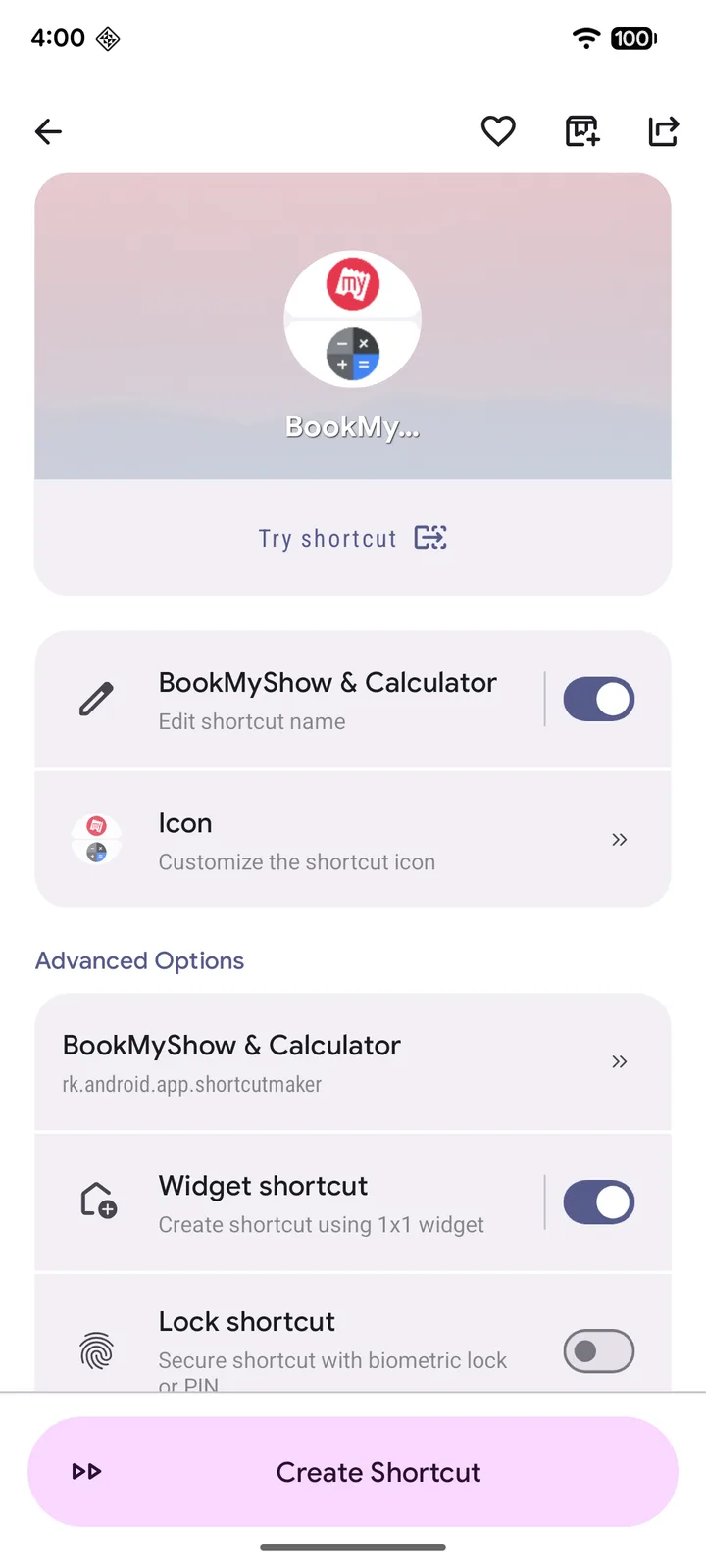 Shortcut Maker screenshot 3