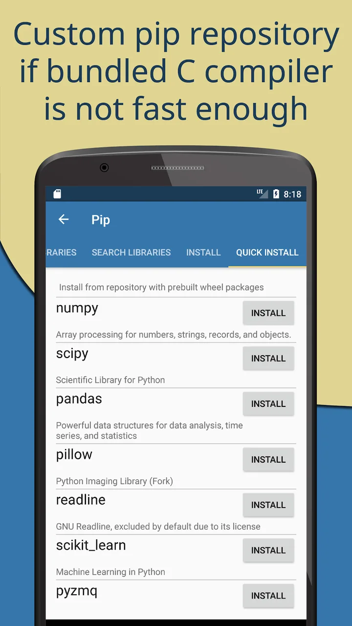 Pydroid 3 - IDE for Python 3 screenshot 4
