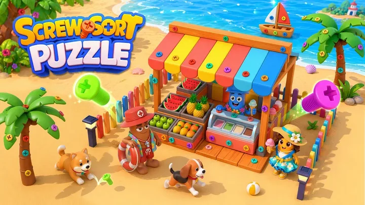 Screw Sort Puzzle: Pin Jam 3D screenshot 2