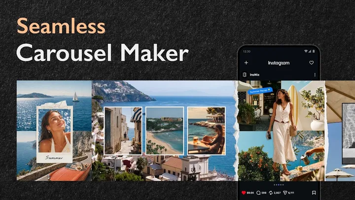 Scroll & Collage Maker: InsMix screenshot 1