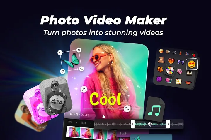 Photo Video Maker - InSlide screenshot 1