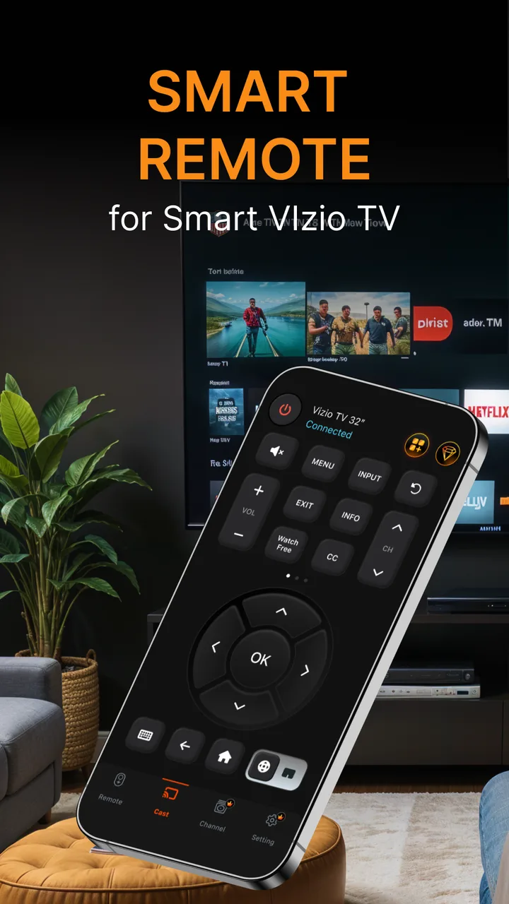 Smart Remote For Vizio TV screenshot 1