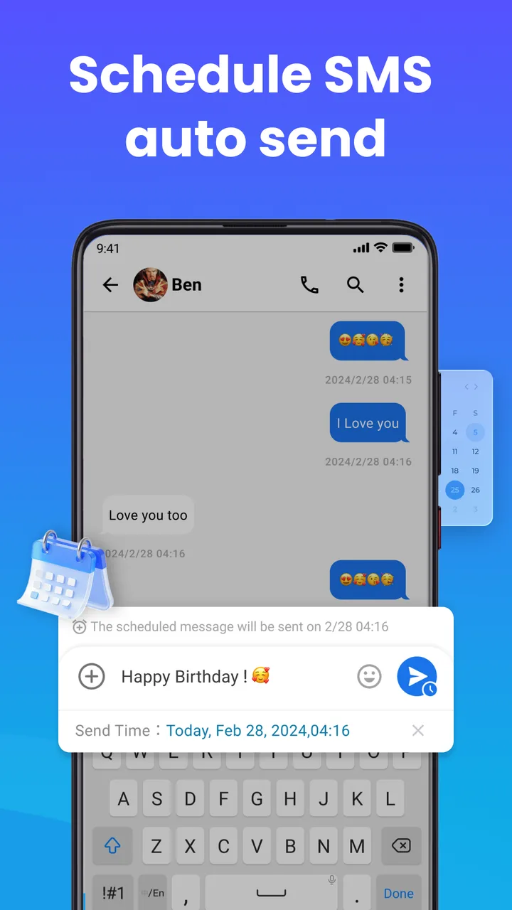 Messages: Text SMS Home App screenshot 3