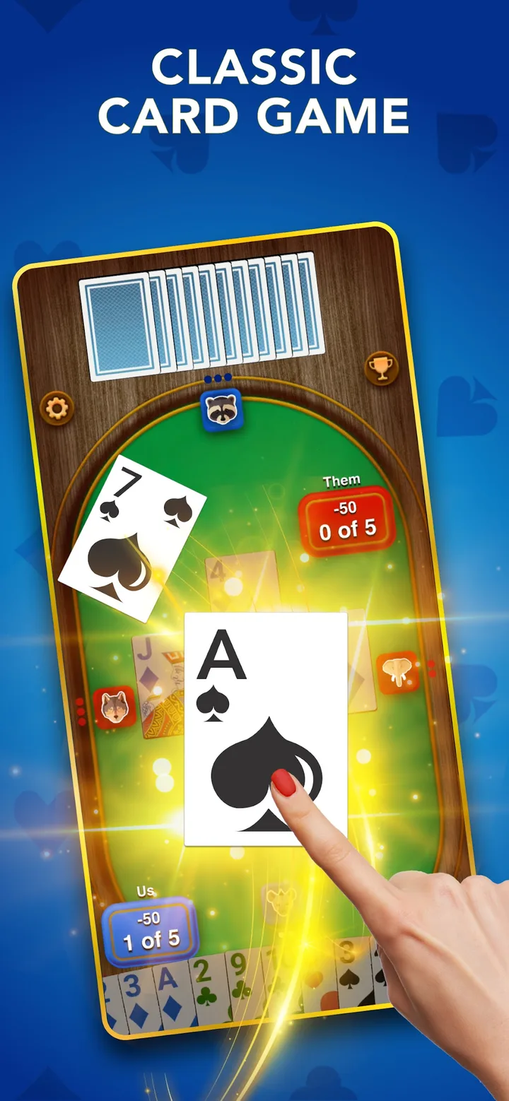 Spades - Classic Card Game screenshot 1