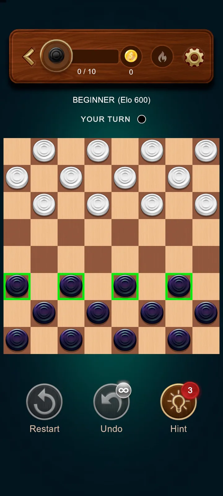Checkers: Classic Board Game screenshot 1