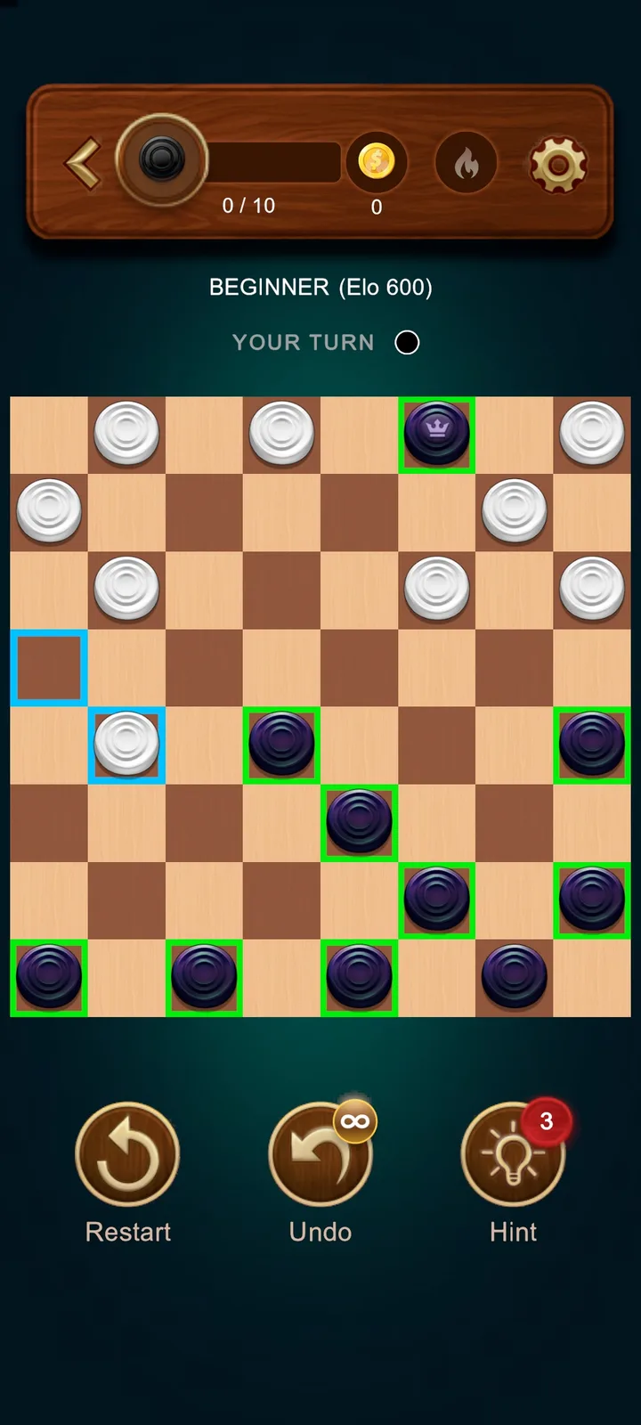 Checkers: Classic Board Game screenshot 2