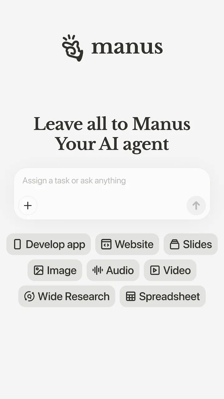 Manus AI screenshot 1