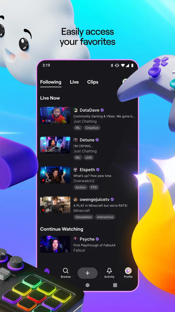 Twitch: Live Streaming screenshot 2
