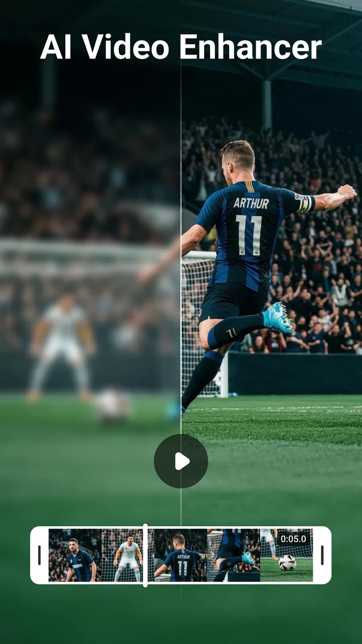 AI Video Enhancer & Editor screenshot 1
