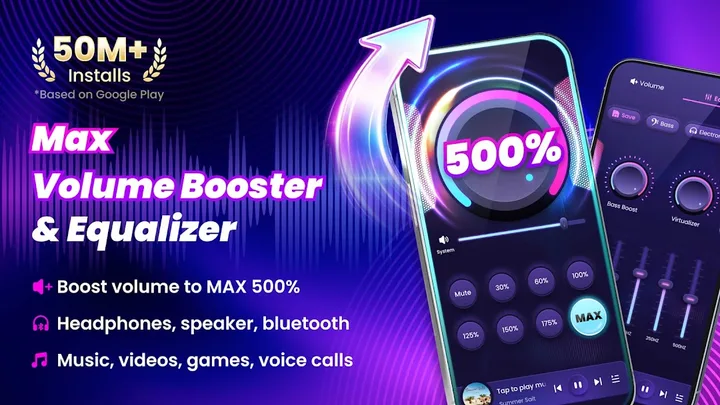 Volume Booster - Sound Booster screenshot 1