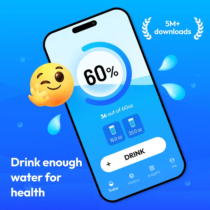 Water Tracker: Water Reminder screenshot 1