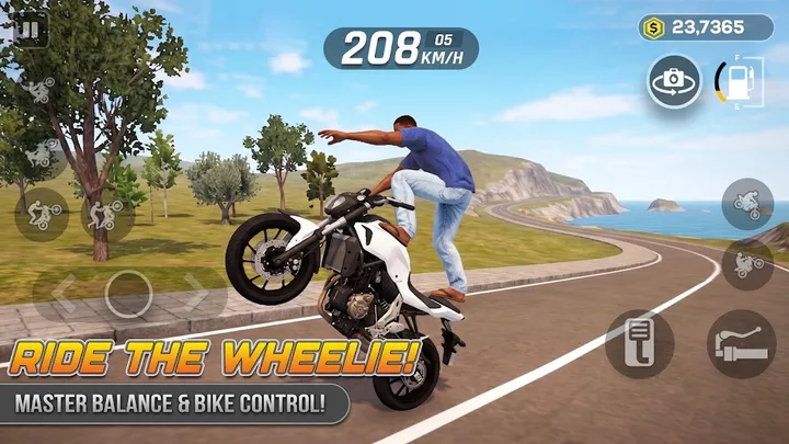 Wheelie Master: Moto Ride 3D screenshot 2