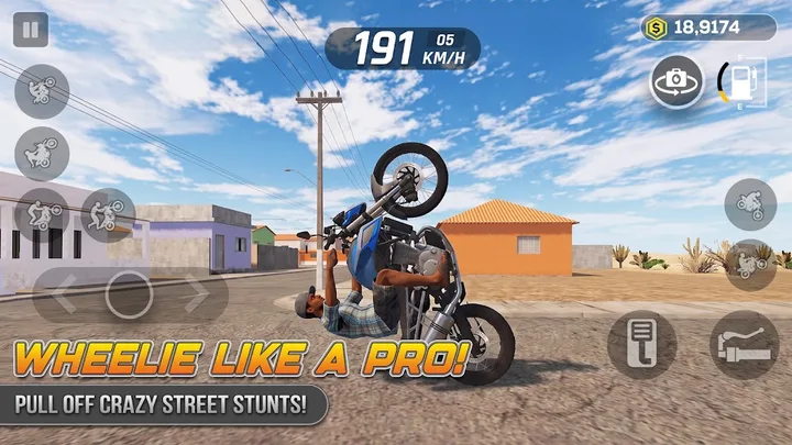 Wheelie Master: Moto Ride 3D screenshot 3