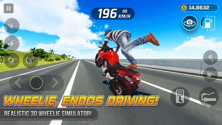 Wheelie Master: Moto Ride 3D screenshot 4