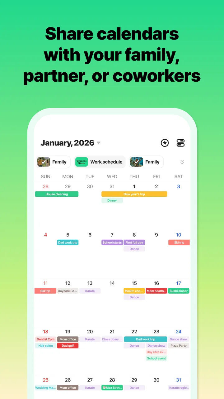 TimeTree - Shared Calendar screenshot 2