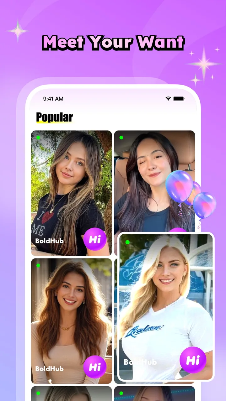 BoldHub: Video Chat & Friends screenshot 2