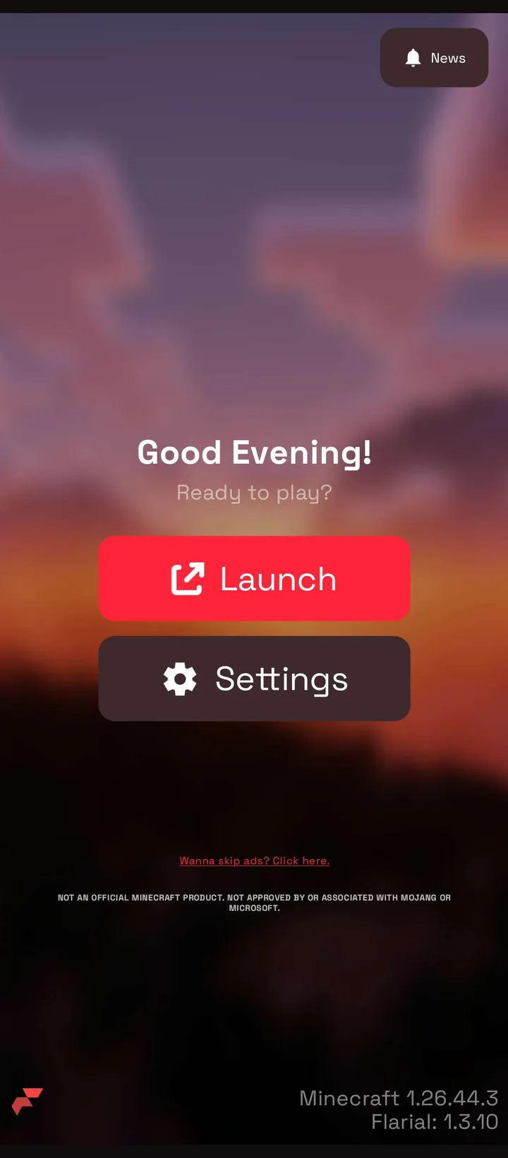 Flarial screenshot 1