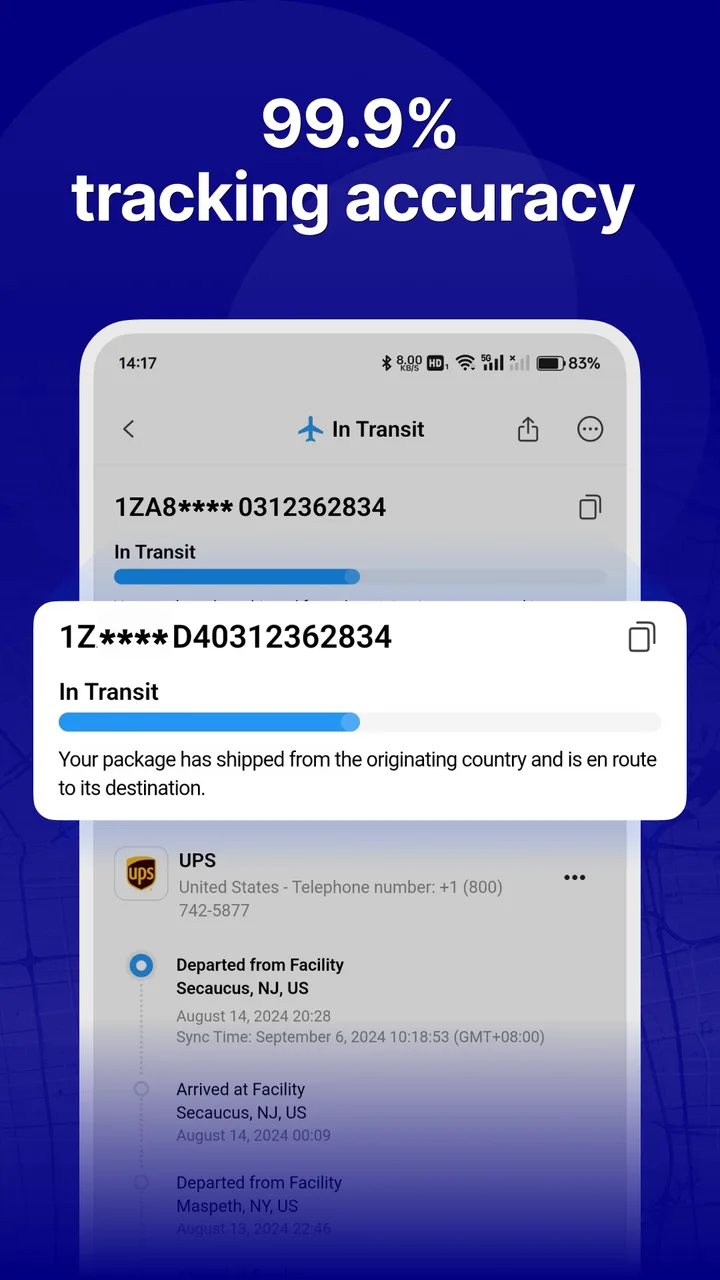 17TRACK Package Tracker screenshot 3