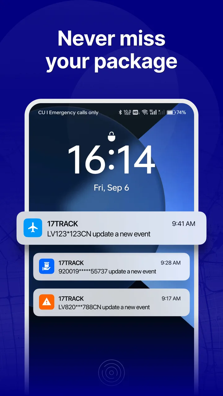 17TRACK Package Tracker screenshot 4